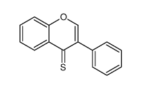 3-phenylchromene-4-thione结构式