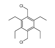 1,4-bis(chloromethyl)-2,3,5,6-tetraethylbenzene结构式