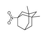 3,5-Dimethyl-1-nitroadamantane结构式