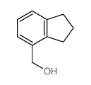 2,3-dihydro-1H-inden-4-ylmethanol结构式