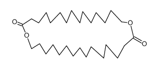 1,17-dioxacyclodotriacontane-2,18-dione结构式