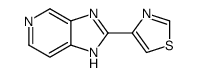 4-(3H-imidazo[4,5-c]pyridin-2-yl)-1,3-thiazole结构式