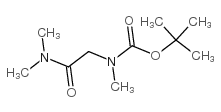DIMETHYLCARBAMOYLMETHYL-METHYL-CARBAMIC ACID TERT-BUTYL ESTER结构式