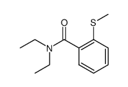 N,N-diethyl-2-methylsulfanylbenzamide结构式