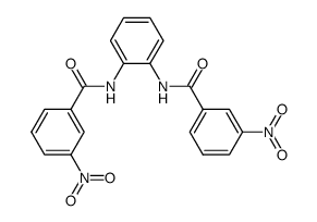 3-nitro-N-[2-[(3-nitrobenzoyl)amino]phenyl]benzamide结构式