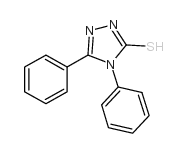 4,5-二苯基-4H-1,2,4-噻唑-3-硫醇结构式