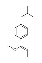 1-(1-methoxyprop-1-enyl)-4-(2-methylpropyl)benzene结构式