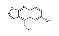 4-methoxyfuro[2,3-b]quinolin-6-ol结构式
