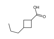 3-Propylcyclobutanecarboxylic acid结构式