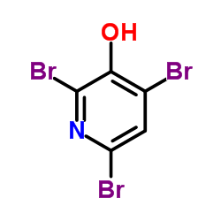 2,4,6-三溴吡啶-3-醇结构式