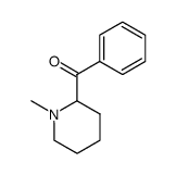 (1-methyl-piperidin-2-yl)-phenyl-methanone结构式