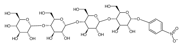4-硝基苯基aD-麦芽四糖苷结构式