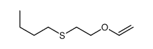 1-(2-ethenoxyethylsulfanyl)butane结构式