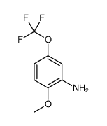 2-Methoxy-5-(trifluoromethoxy)aniline结构式
