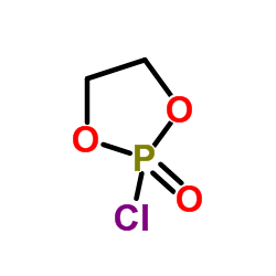2-氯-2-氧-1,3,2-二氧磷杂环戊烷结构式