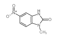 2H-Benzimidazol-2-one,1,3-dihydro-1-methyl-5-nitro-(9CI)结构式
