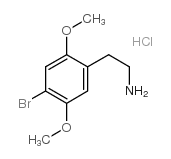4-溴-2,5二甲氧基苯乙胺结构式