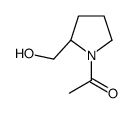 1-((S)-2-HydroxyMethyl-pyrrolidin-1-yl)-ethanone结构式
