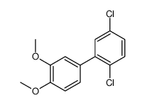 1,4-dichloro-2-(3,4-dimethoxyphenyl)benzene结构式