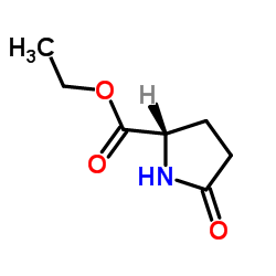 5-氧代吡咯烷-2-羧酸乙酯结构式