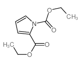1H-Pyrrole-1,2-dicarboxylicacid, 1,2-diethyl ester结构式