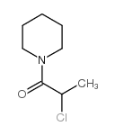 1-(2-氯丙酰基)哌啶结构式