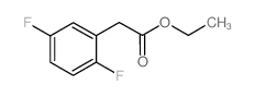 ETHYL(2,5-DIFLUOROPHENYL)ACETATE结构式