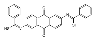 N,N'-(9,10-dihydro-9,10-dioxo-2,6-anthracenediyl)bisbenzenecarbothioamide结构式