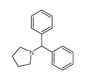 Pyrrolidine,1-(diphenylmethyl)-结构式