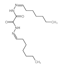 N,N-bis(heptylideneamino)oxamide结构式
