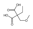 2-ethyl-2-(methoxymethyl)propanedioic acid结构式