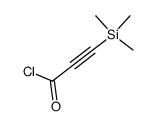 3-trimethylsilylpropynoic acid chloride结构式