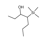 4-(trimethylsilyl)-3-heptanol结构式