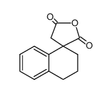 1-carboxy-1,2,3,4-tetrahydronaphthalene-1-acetic acid anhydride结构式