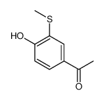 1-[4-hydroxy-3-(methylthio)phenyl]ethan-1-one结构式