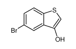 5-bromo-benzo[b]thiophen-3-ol结构式