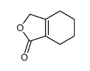 4,5,6,7-tetrahydro-3H-2-benzofuran-1-one结构式
