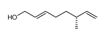 (R,E)-6-methylocta-2,7-dien-1-ol结构式