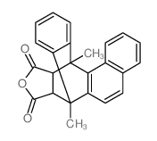 7,12-dimethyl-7,12-dihydro-7,12-ethano-benz[a]anthracene-13,14-dicarboxylic acid-anhydride结构式