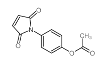 1H-Pyrrole-2,5-dione,1-[4-(acetyloxy)phenyl]-结构式