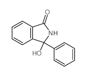 3-hydroxy-3-phenyl-2H-isoindol-1-one结构式