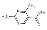 5-乙酰基-2-氨基-4-甲基嘧啶结构式