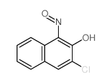 3-chloro-1-nitroso-naphthalen-2-ol结构式