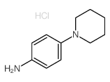 4-piperidin-1-ylaniline,hydrochloride结构式