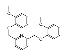 2,6-bis[(2-methoxyphenoxy)methyl]pyridine结构式