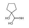 1-Hydroxycyclopentanecarboxamide结构式