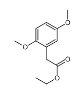 2,5-二甲氧苯基乙酸乙酯结构式