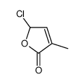 2-chloro-4-methyl-2H-furan-5-one结构式