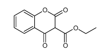 3-carbethoxy-4-hydroxycoumarin结构式
