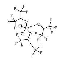 dichloro-tris(1,1,1,3,3,3-hexafluoropropan-2-yloxy)-&lambda;5-phosphane结构式